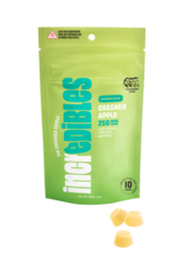 Photograph of product: Incredibles 100mg Gummies - Greener Apple