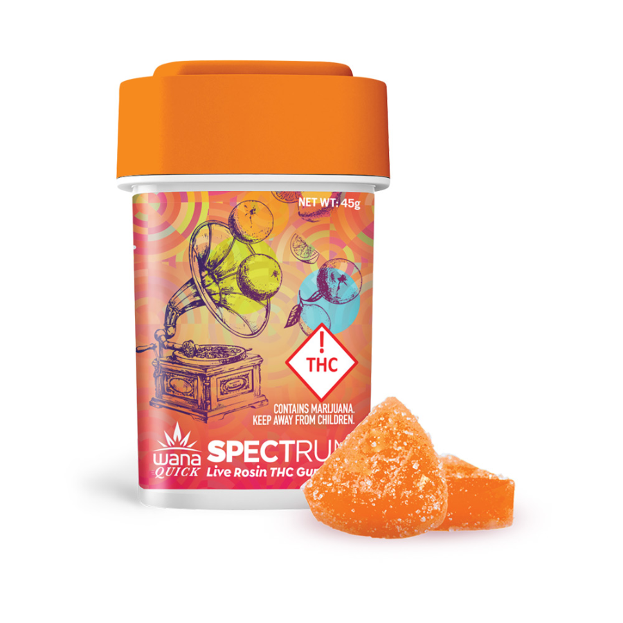 Photograph of product: Citrus Sorbet Rosin Gummies | 100mg - Wana