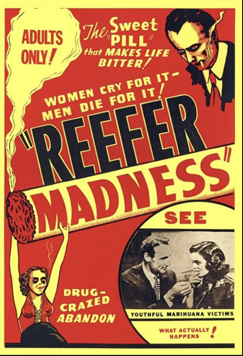 Photograph of product: T-SHIRT REEFER MADNESS MEDIUM GREEN