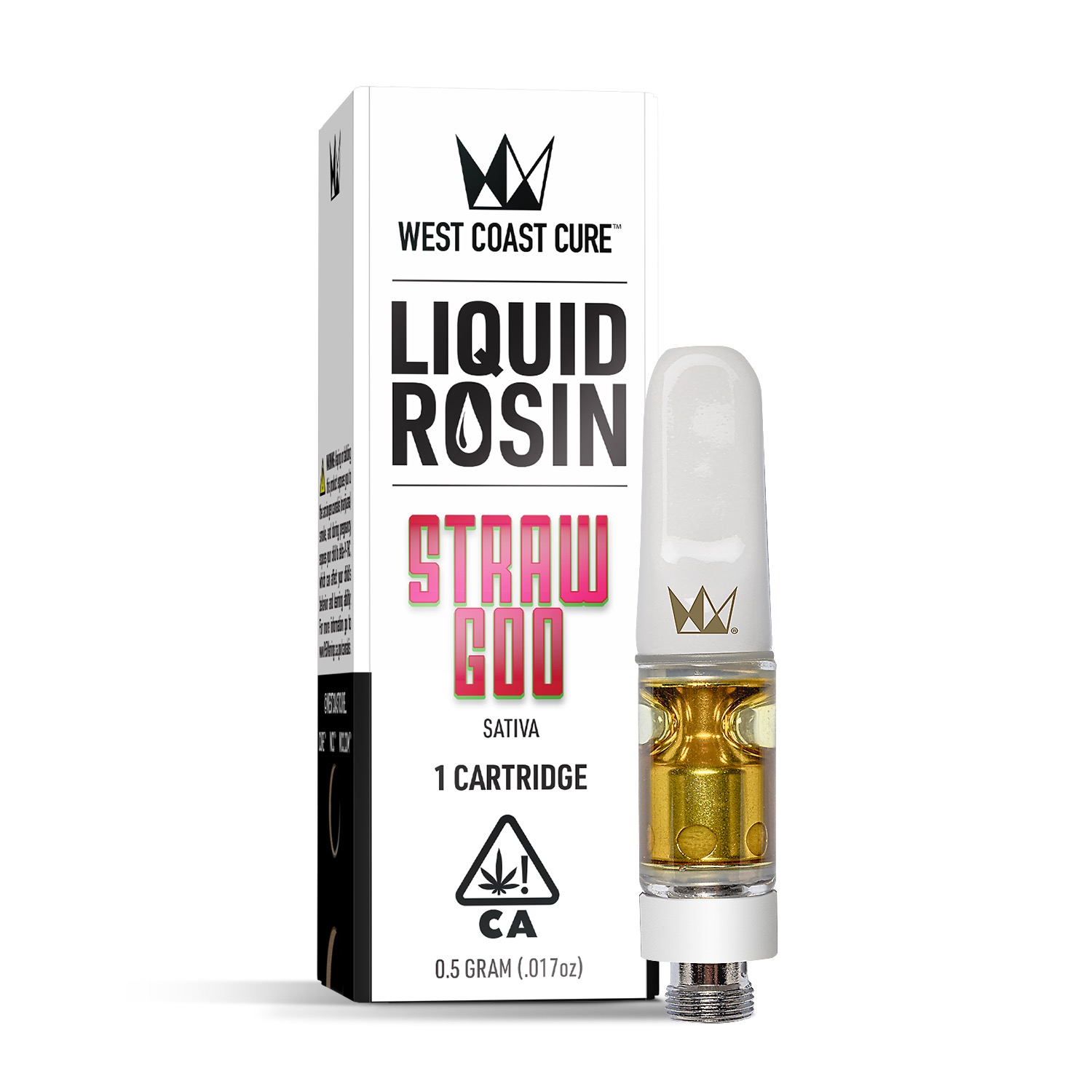 Photograph of product: STRAW GOO .5G LIQUID ROSIN CARTRIDGE