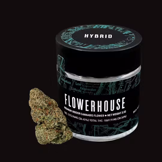 Photograph of Product: Flower House | Red Bullz | Whole Flower - 3.5g