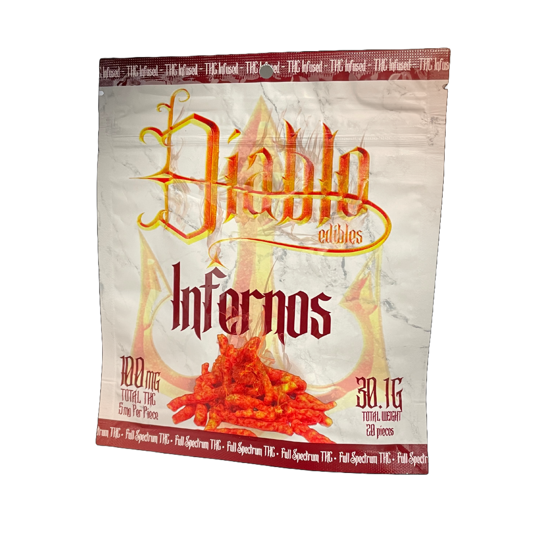 Photograph of product: Diablo - Edible - Infernos (H) (100mg)