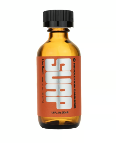Photograph of product: 100mg Live Rosin Surp - Mimosa Hybrid - Revolution