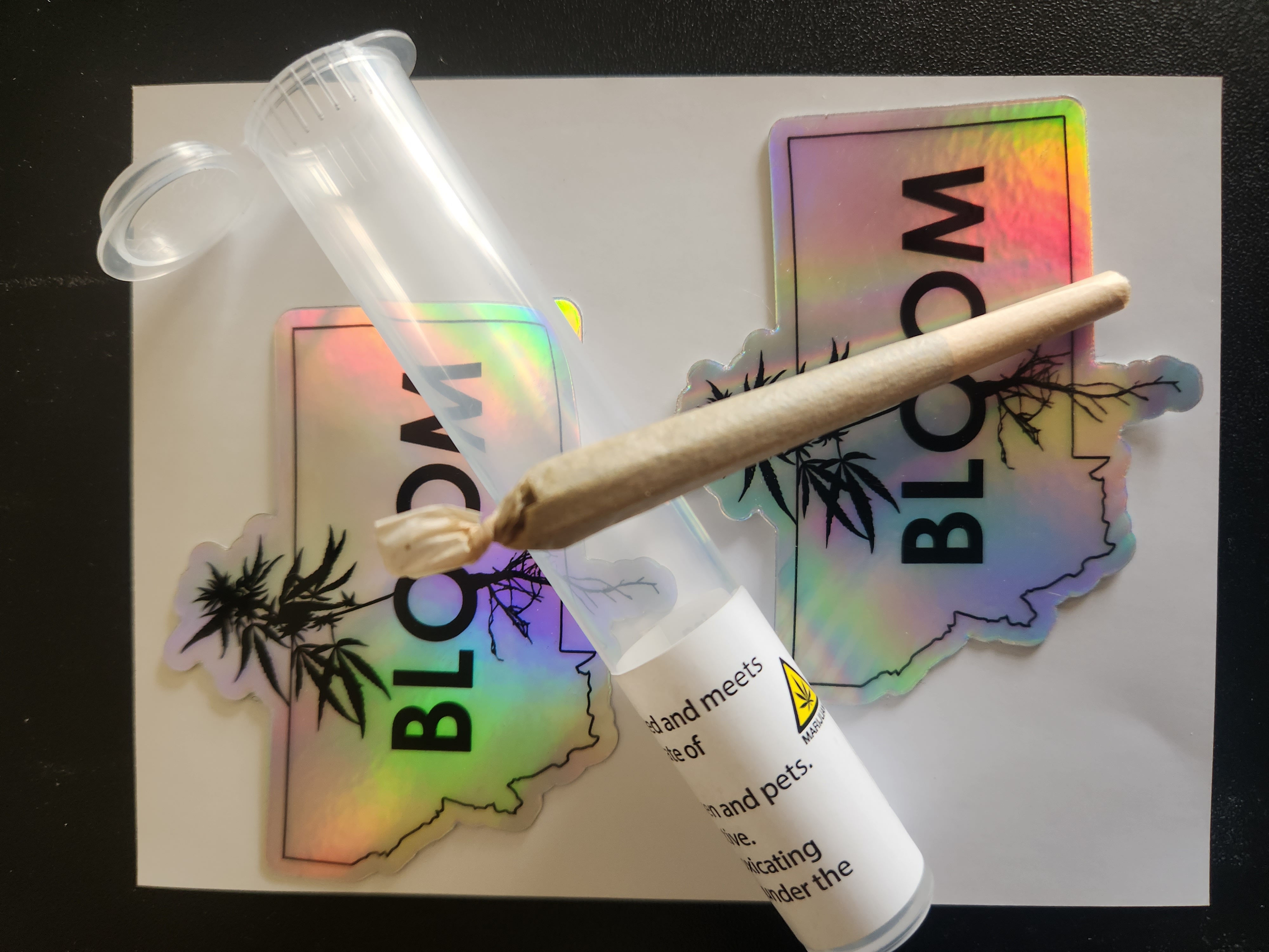 Photograph of product: .5g Pre-Roll Mixed Greens