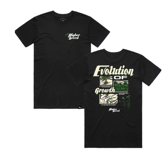 Photograph of product: HB Evolution of Growth Tshirt XLG Black