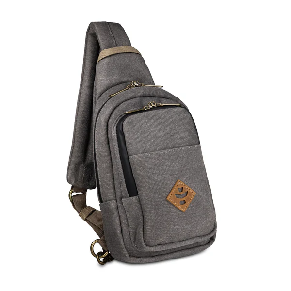 Photograph of product: Revelry - The Daytripper - Smell Proof Crossbody Bag - Ash