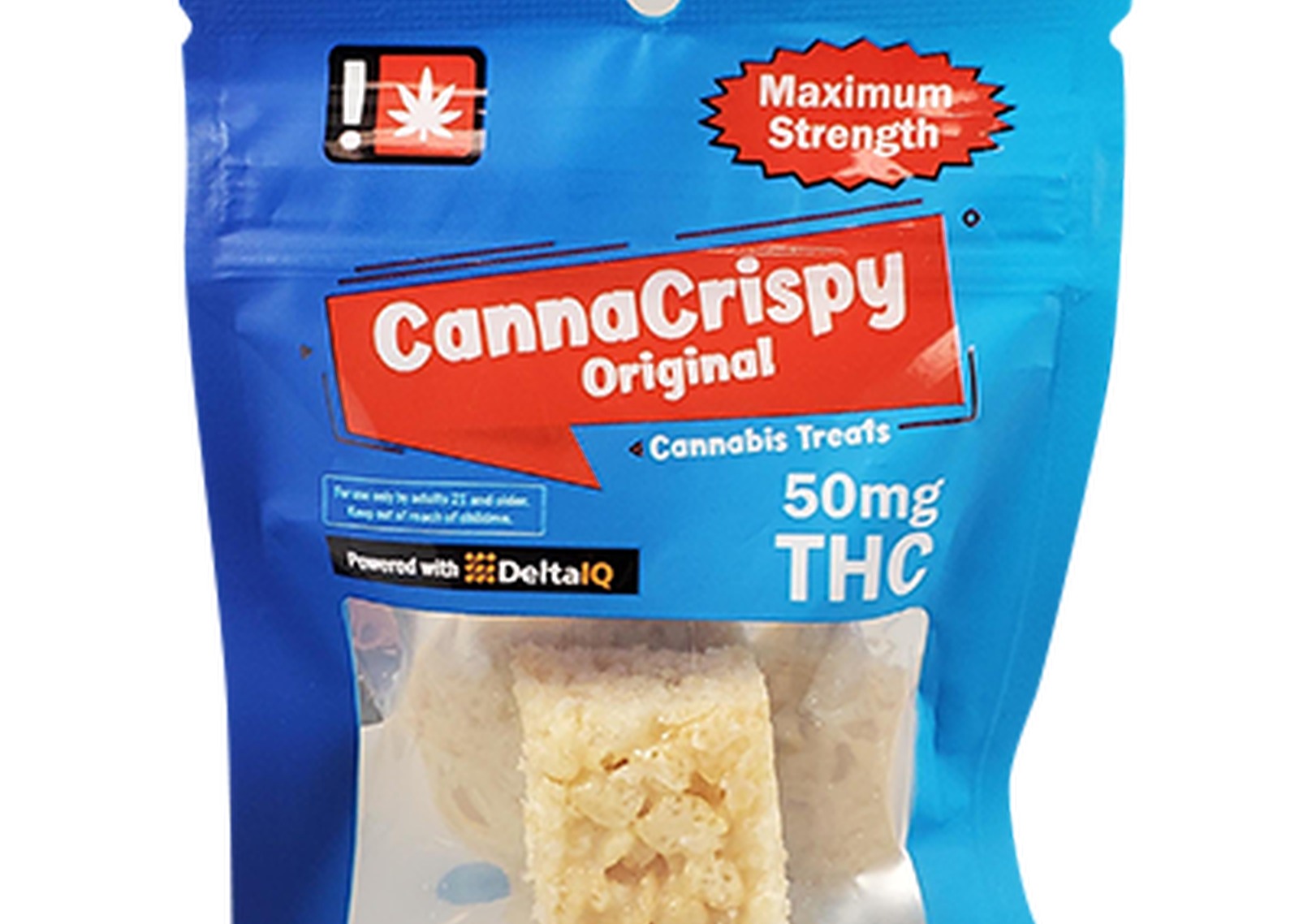 Photograph of product: Better Edibles | 100mg CannaCrispy | Original Hybrid