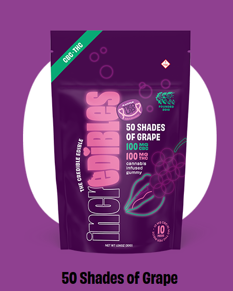 Photograph of product: 50 Shades Of Grape | Gummies | 20pk