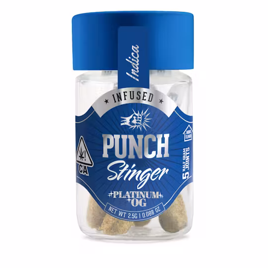 Photograph of product: Punch | Stingers | Platinum OG | Infused 5pk