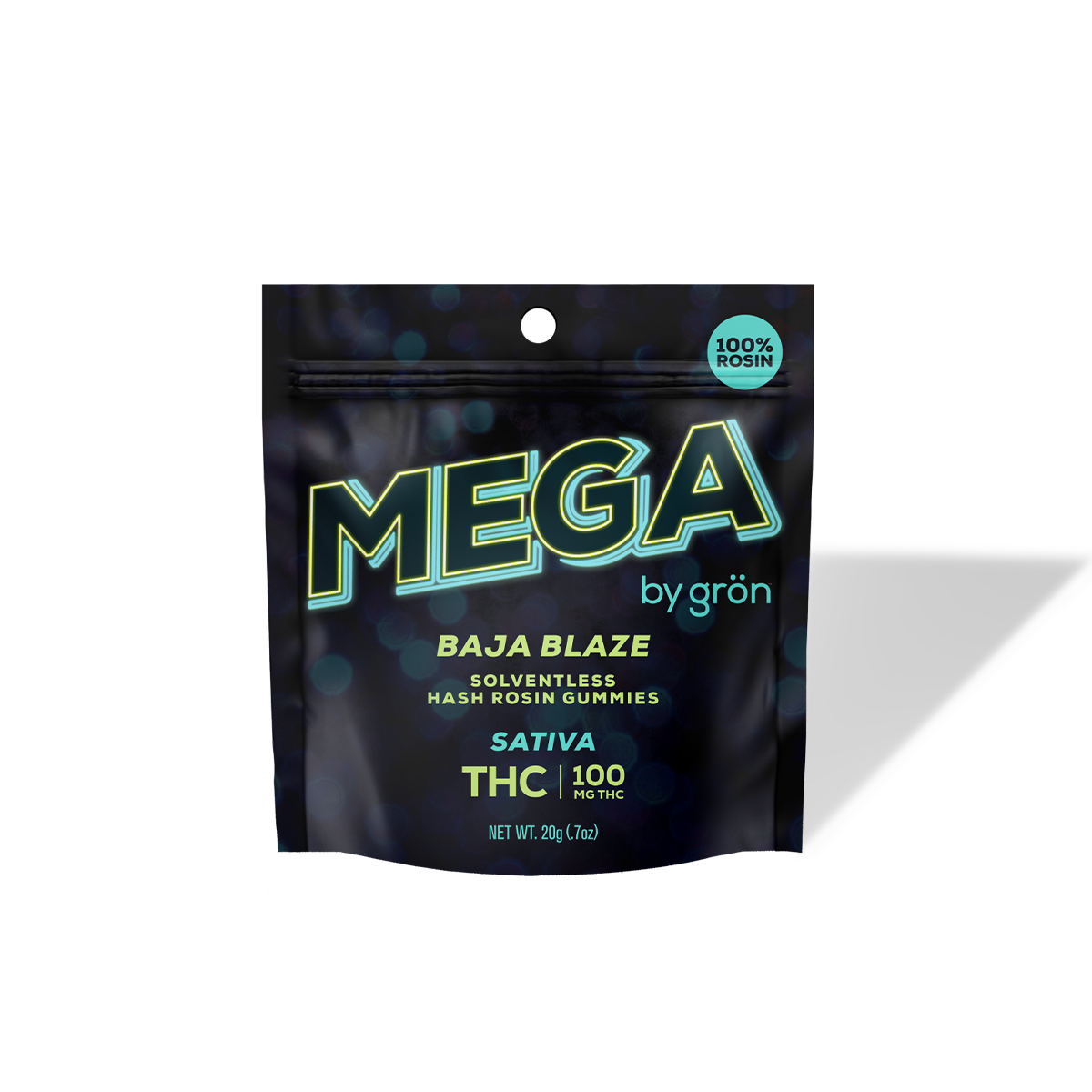 Photograph of product: Grn - MEGA Rosin - Baja Blaze (S) (100mg)