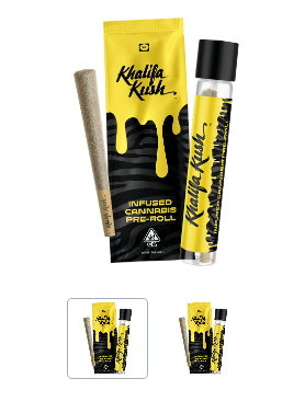 Photograph of product: Khalifa Mints | Oui'd Prerolls 1 g | Khalifa Mints