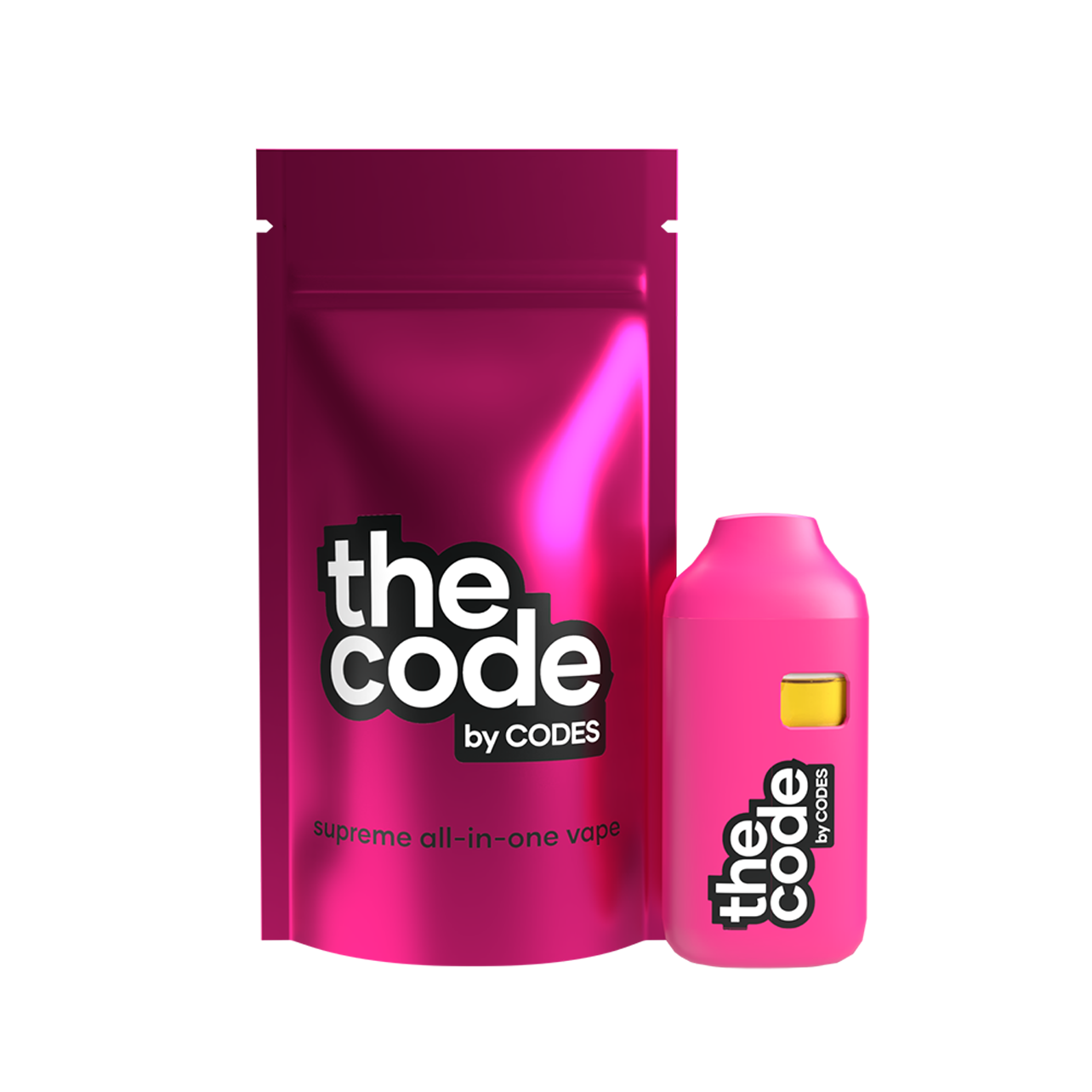 Photograph of product: CODES - Vape Cart - AIO - Watermelon Bubblegum Ice - Hybrid - 1G