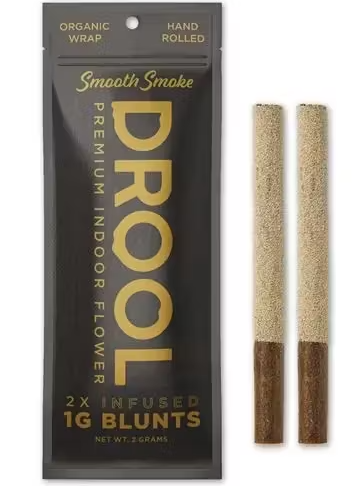 Photograph of product: Drool | Infused Blunt | Master Kush 2g/2pk