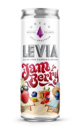 Photograph of product: LEVIA - Jam Berry 5mg Seltzer Sugar-Free