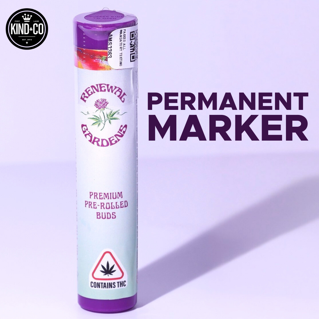 Photograph of product: Renewal Gardens // Permanent Marker Preroll