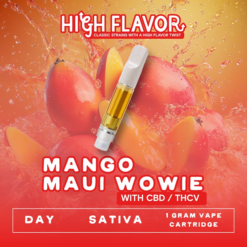 Photograph of product: Mango Maui Wowie Distillate Cart 1g (TAX INCLUDED)