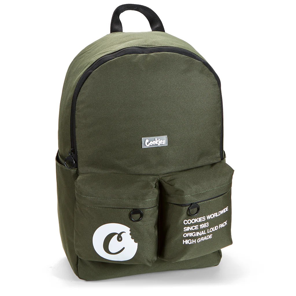 Photograph of product: Cookies - Backpack - Orion Smell Proof - Nylon - Olive