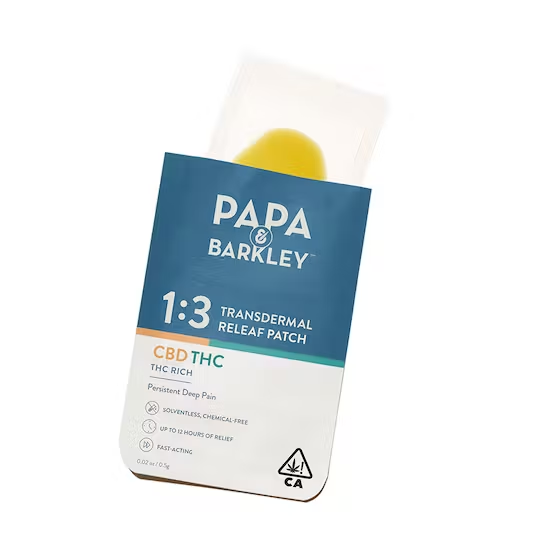 Photograph of product: Papa & Barkley Releaf Patch 30mg CBD:TH-oui 1:3