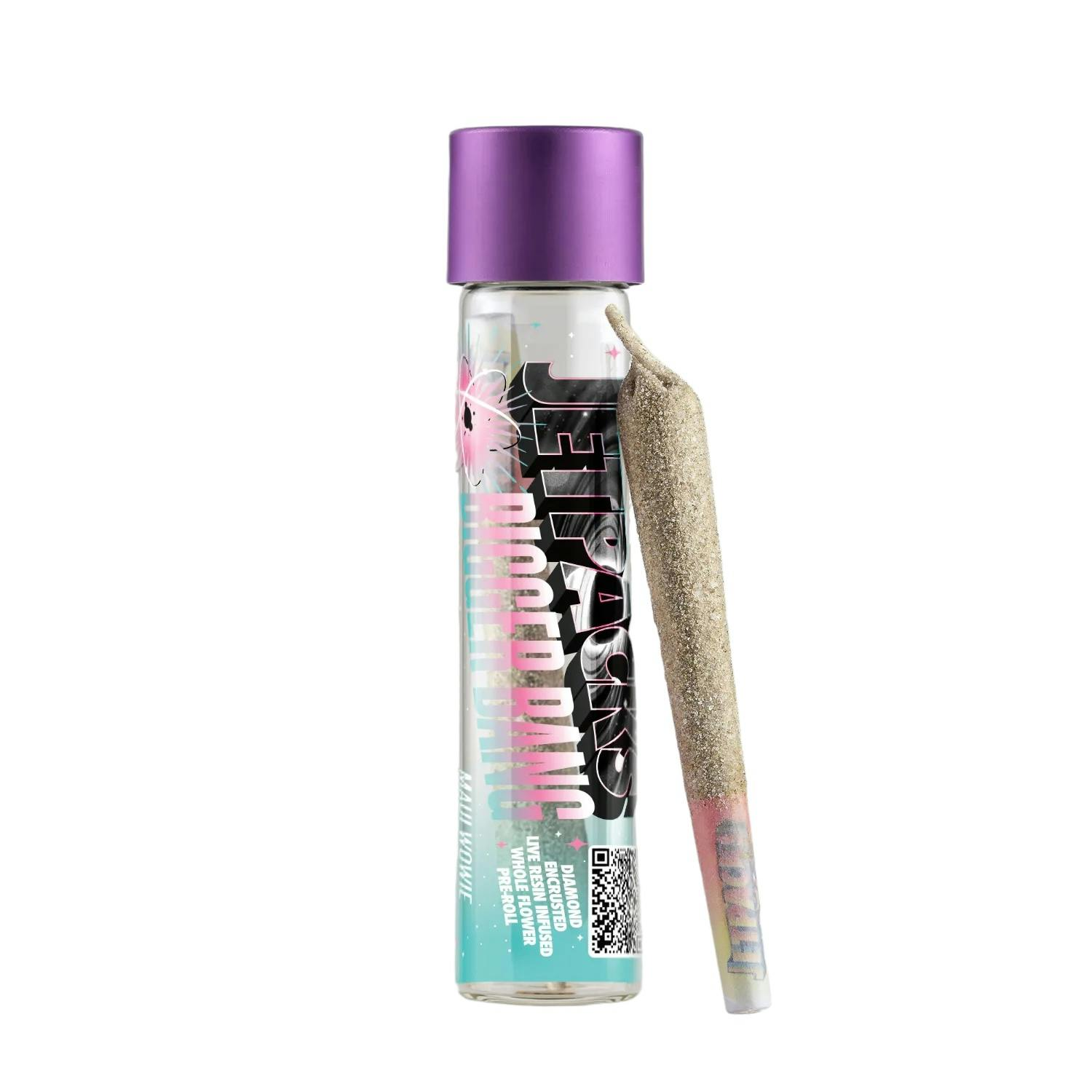 Photograph of product: Jetpacks Bigger Bang | Maui Wowie Resin Preroll | 1g