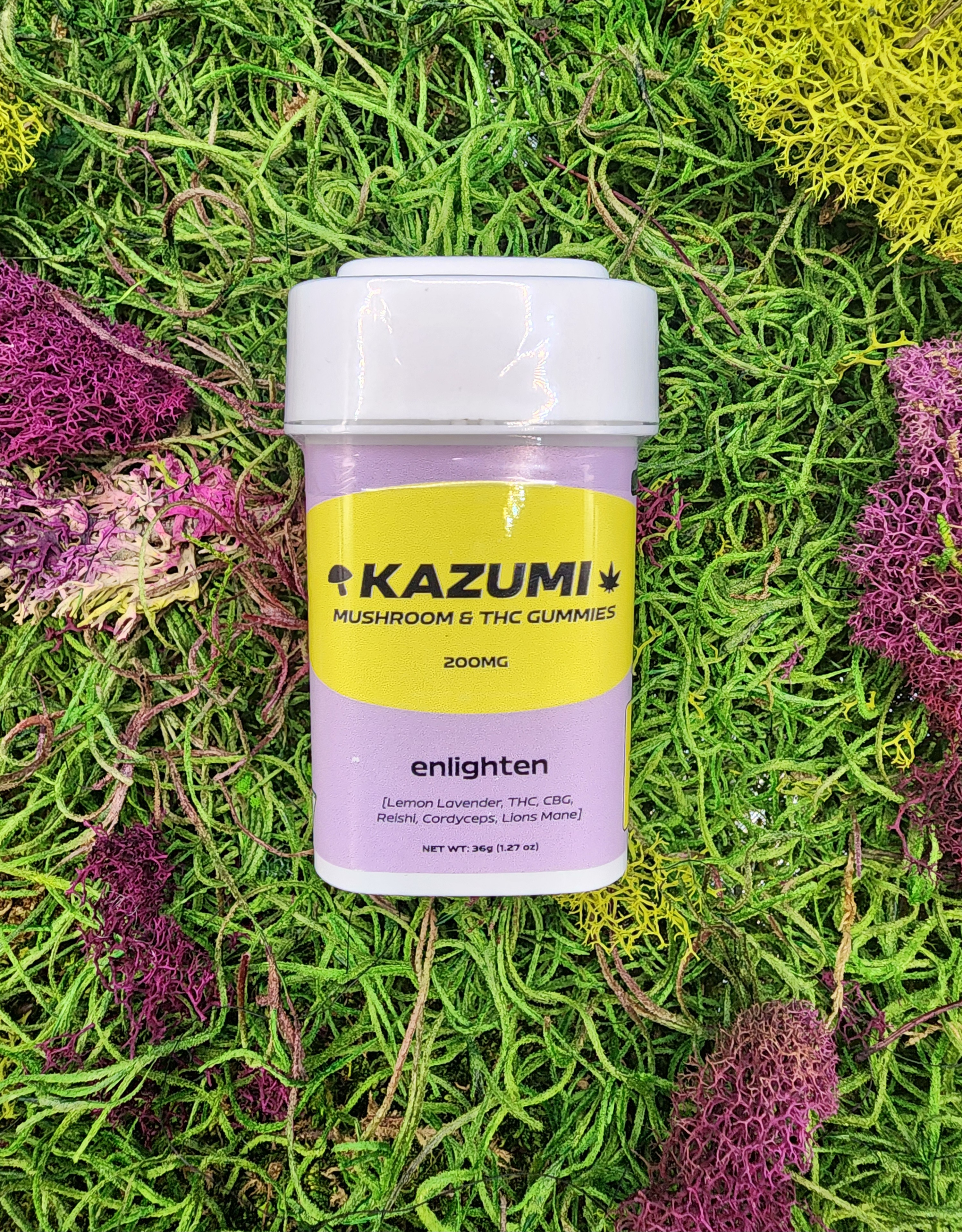Photograph of Product: 200MG KAZUMI ENLIGHTEN MUSHROOM GUMMIES