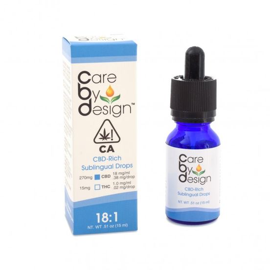 Photograph of product: [Care By Design] CBD Tincture - 15mL - 18:1 - 