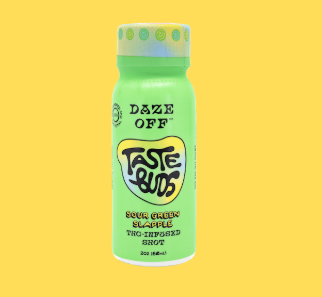 Photograph of product: AZ Daze Off Taste Buds Shots - Sour Green Slapple 100mg