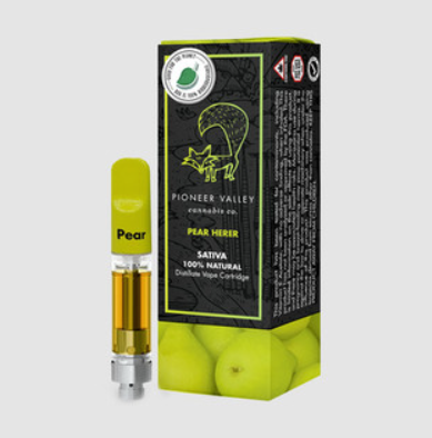 Photograph of product: Pioneer Valley Pear Herer 1g Cartridge