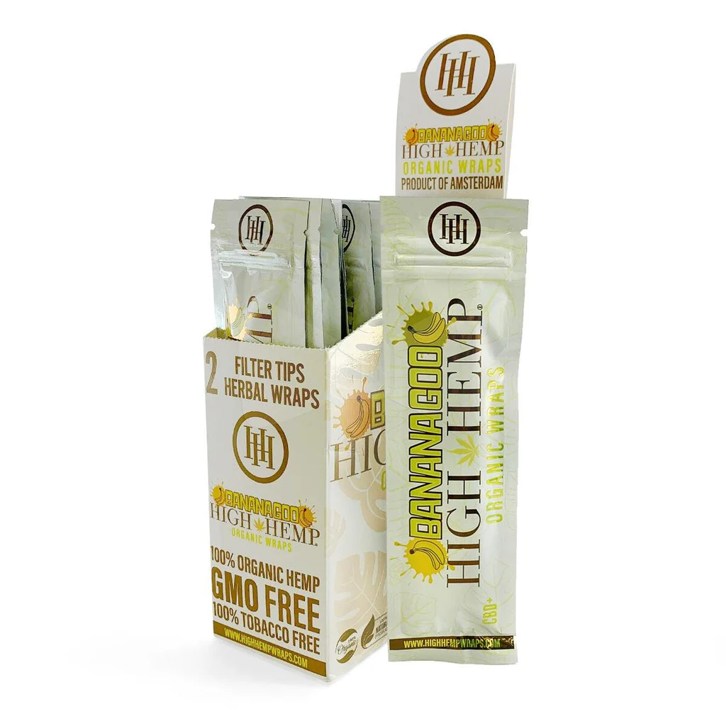 Photograph of product: High Hemp Wraps | Bananagoo | 2pk