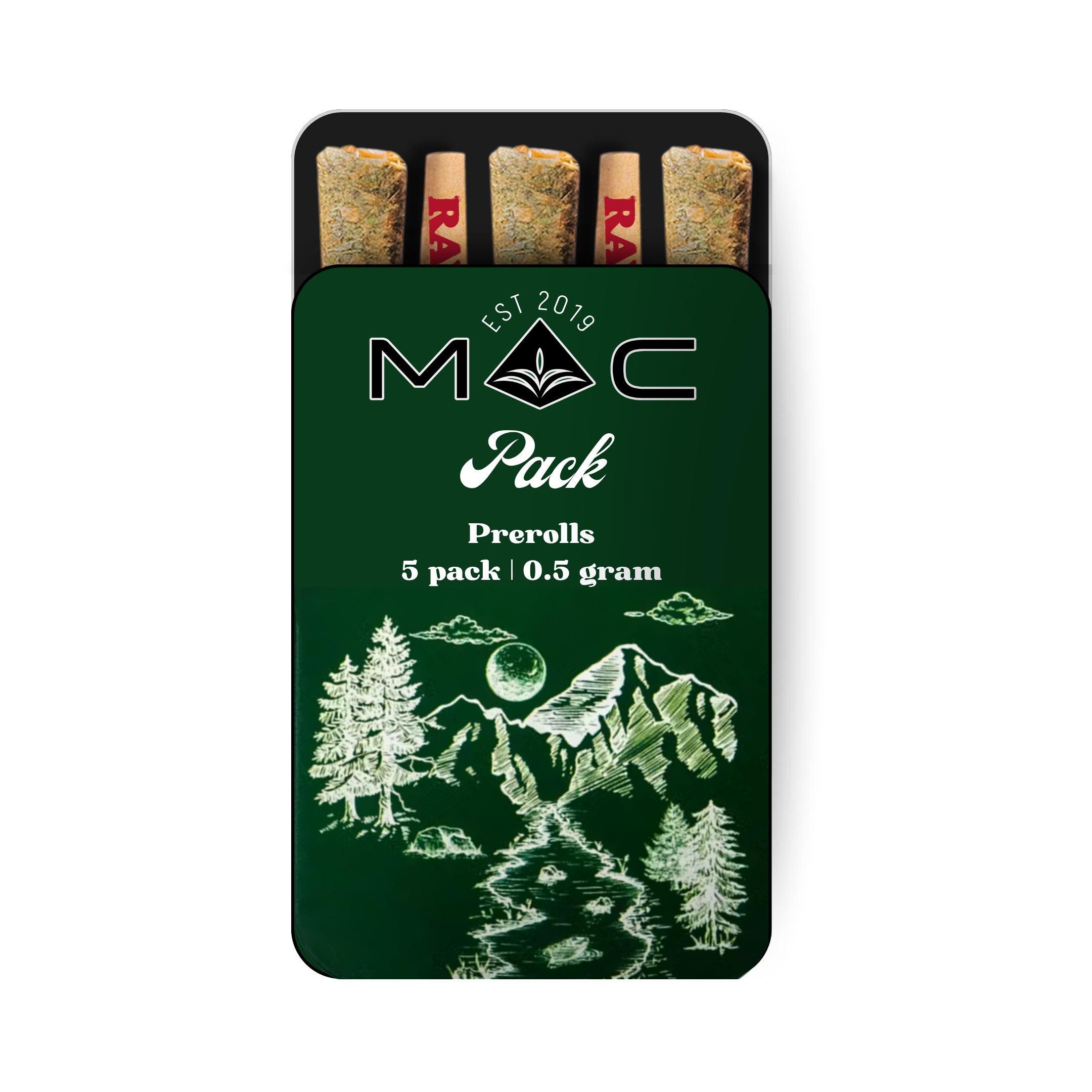 Photograph of product: Zombie | Preroll 5pk | 2.5g