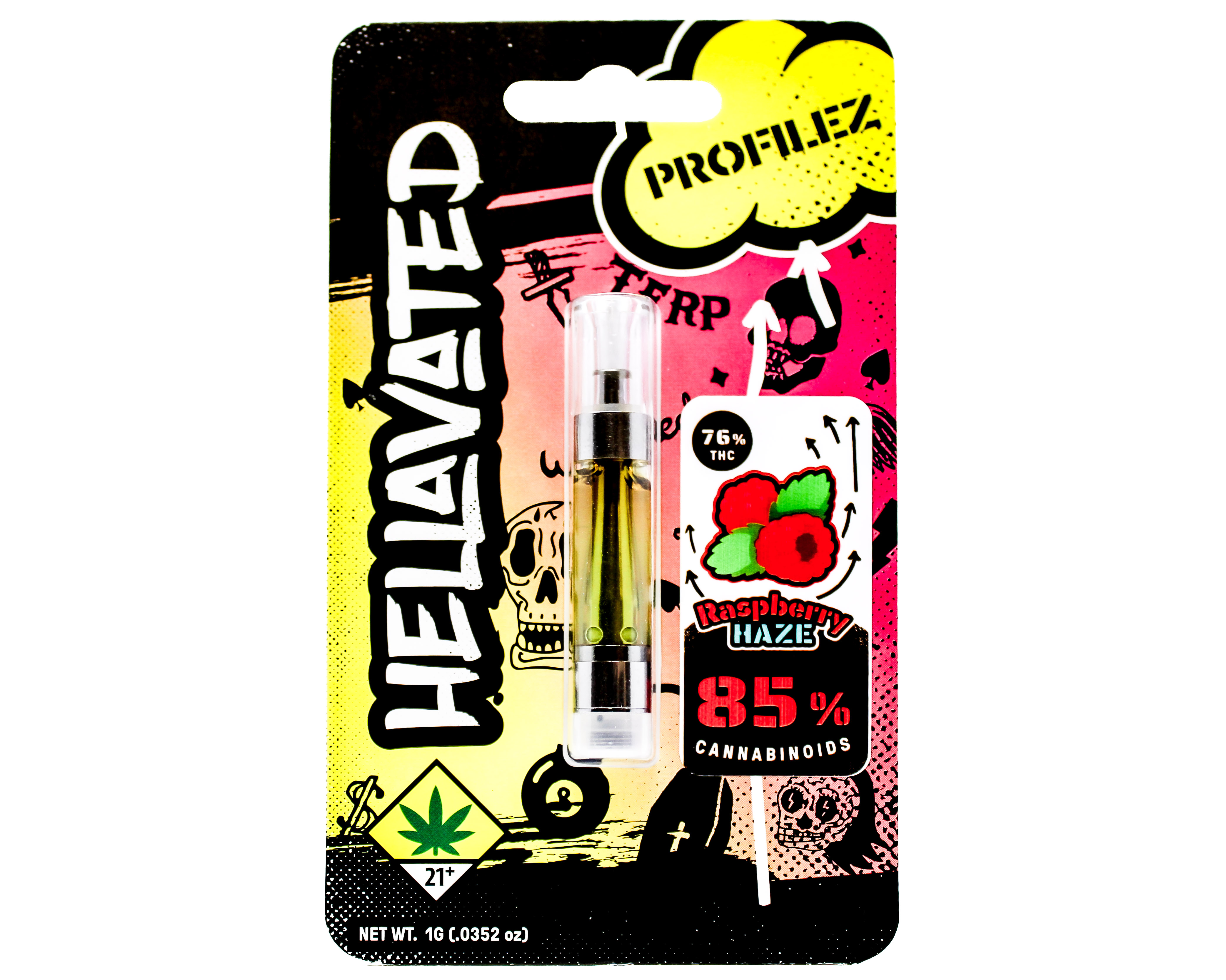 Photograph of product: AV Raspberry Haze Distillate Cart 26215