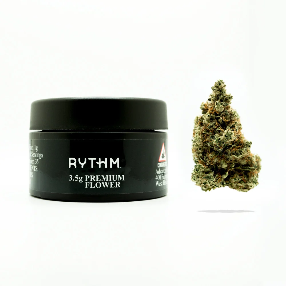 Photograph of product: Rythm OMG 3.5 Whole Flower (H) 00520 - 3.5g
