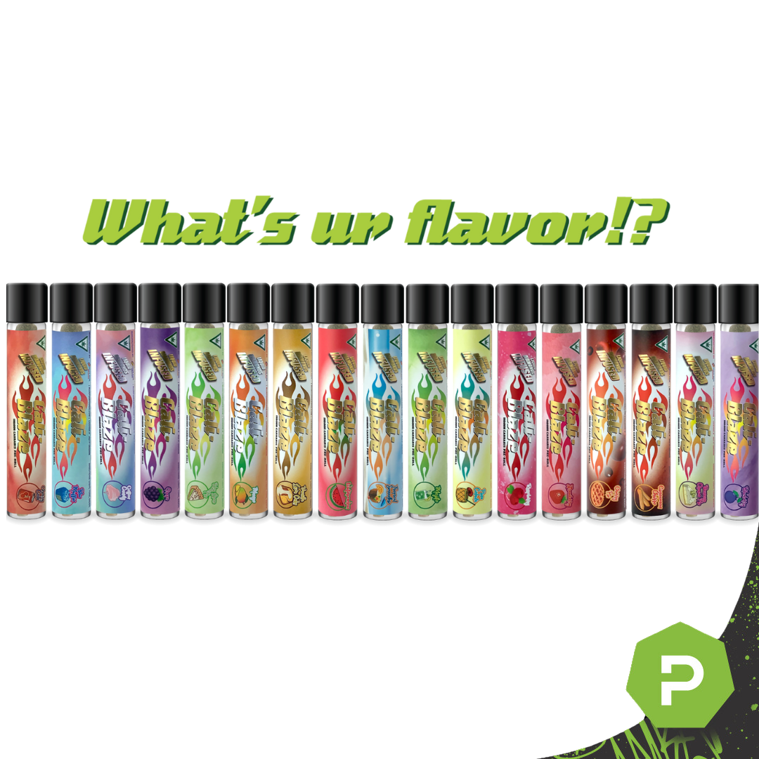Photograph of product: Cali Blaze Liquid Diamond Infused Preroll 5pk | Mojito
