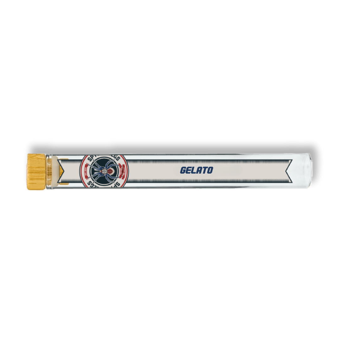 Photograph of product: Spyder Legs - Infused Preroll - Gelato