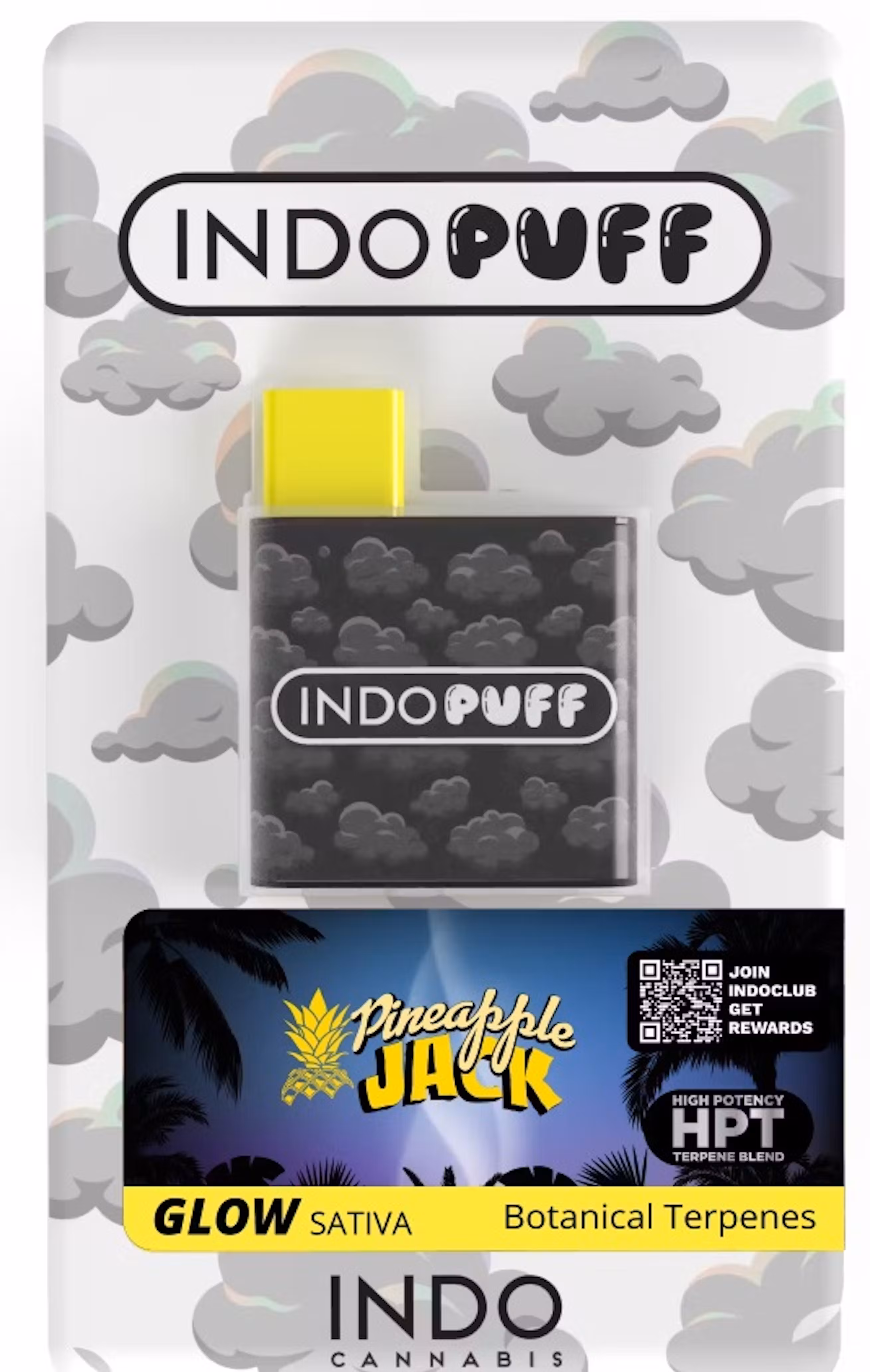Photograph of product: Indopuff | Pineapple Jack Dispo | .9g