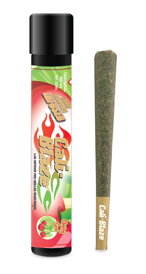 Photograph of product: Cali Blaze - Cherry Lime - Infused Pre-Roll