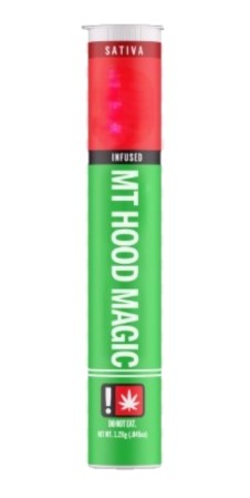 Photograph of product: Flavored Infused Pre-roll | Mt. Hood Magic | 1g