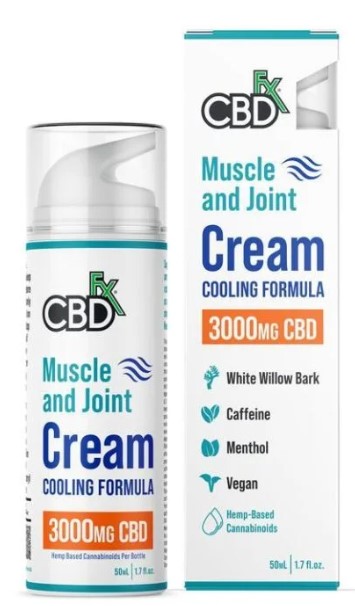 Photograph of product: CBDFX | Muscle and Joint Cream Heating | 3000mg
