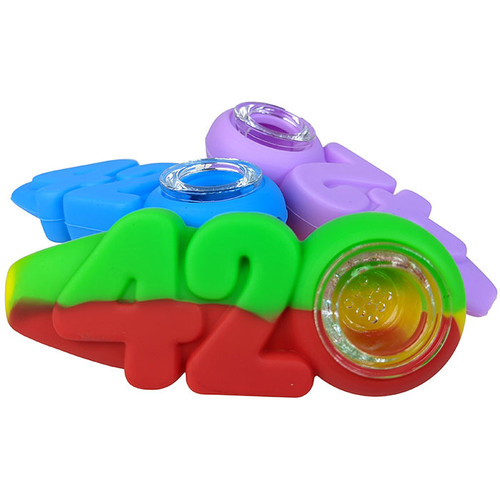Photograph of product: 3" Silicone 420 Spoon Hand Pipe $8