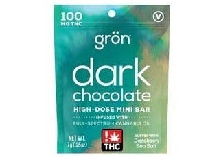Photograph of product: Gron Mini Bar: Dark Chocolate