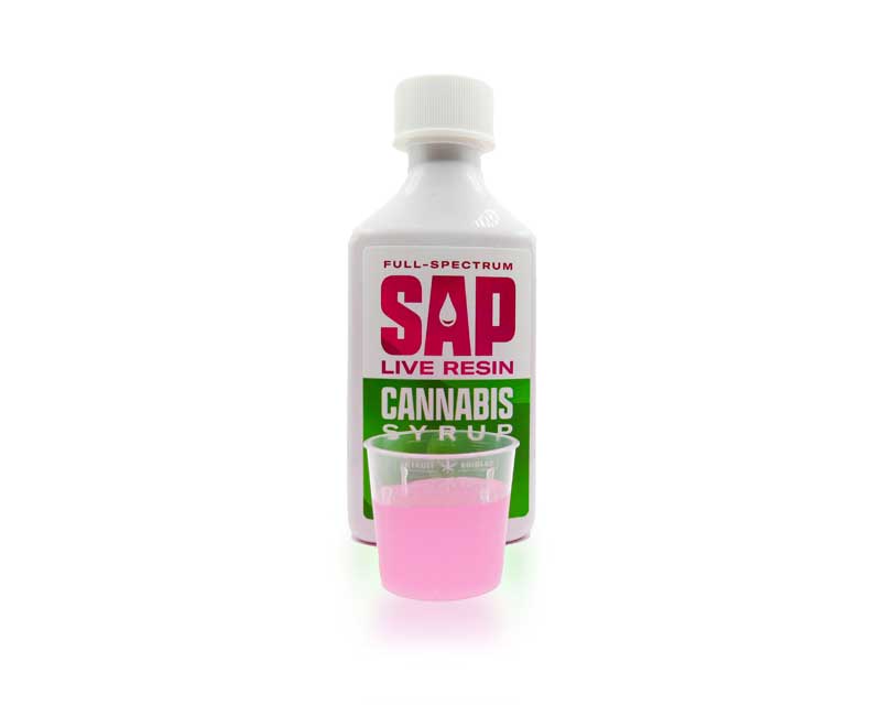 Photograph of product: Detroit Edibles 200mg SAP Syrup Watermelon