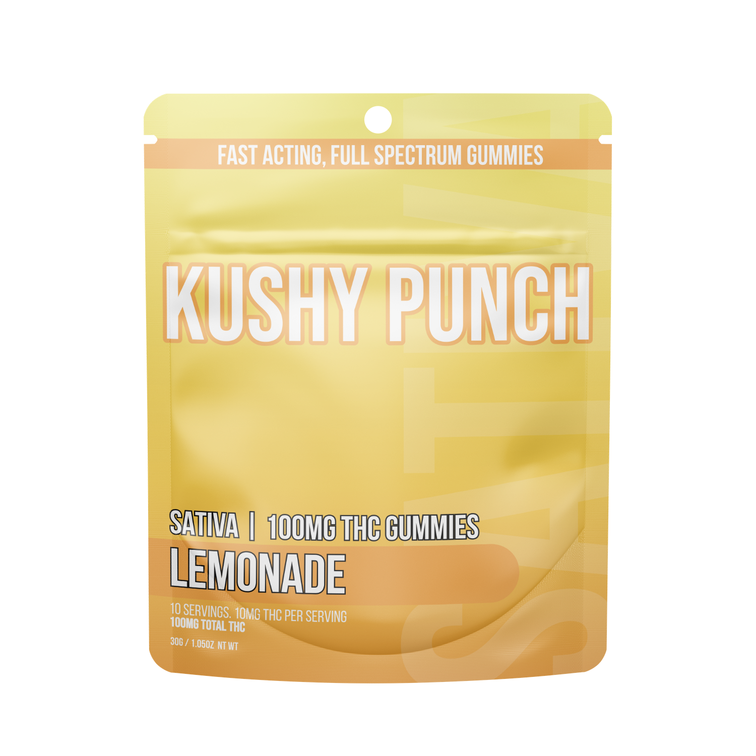 Photograph of product: Kushy Punch Oui'd Lemonade Gummies