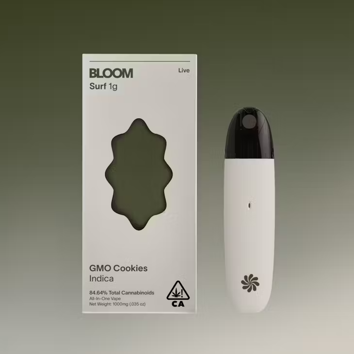 Photograph of product: GMO Cookies (I) LIVE Surf ALL-IN-ONE 1g - Bloom