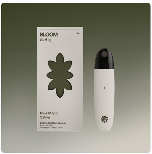 Photograph of product: Bloom Live Surf | Blue Magic (s) | Disposable | 1.0g