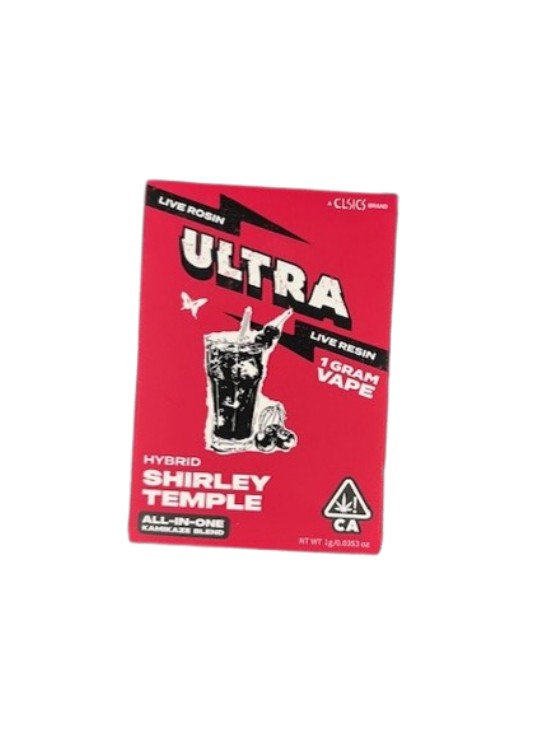 Photograph of product: *Promo* Ultra | Shirley Temple Live Resin And Live Rosin All-In-One | 1g