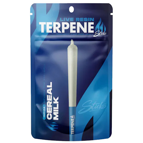 Photograph of product: Infused Pre Roll - Terpene Sticks - Cereal Milk - (Oui'd) - (Live Resin Infused) - 40.18% TH-oui