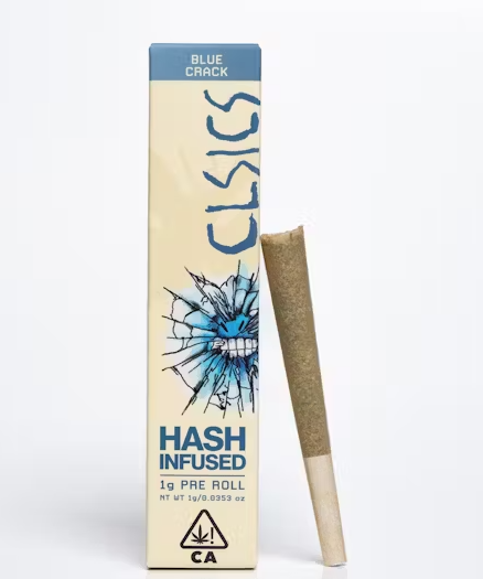 Photograph of product: Blue Crack au chocolat Infused Preroll [S]