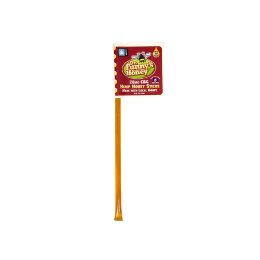 Photograph of Product: Dr. Funny's Honey Stick CBG 20mg