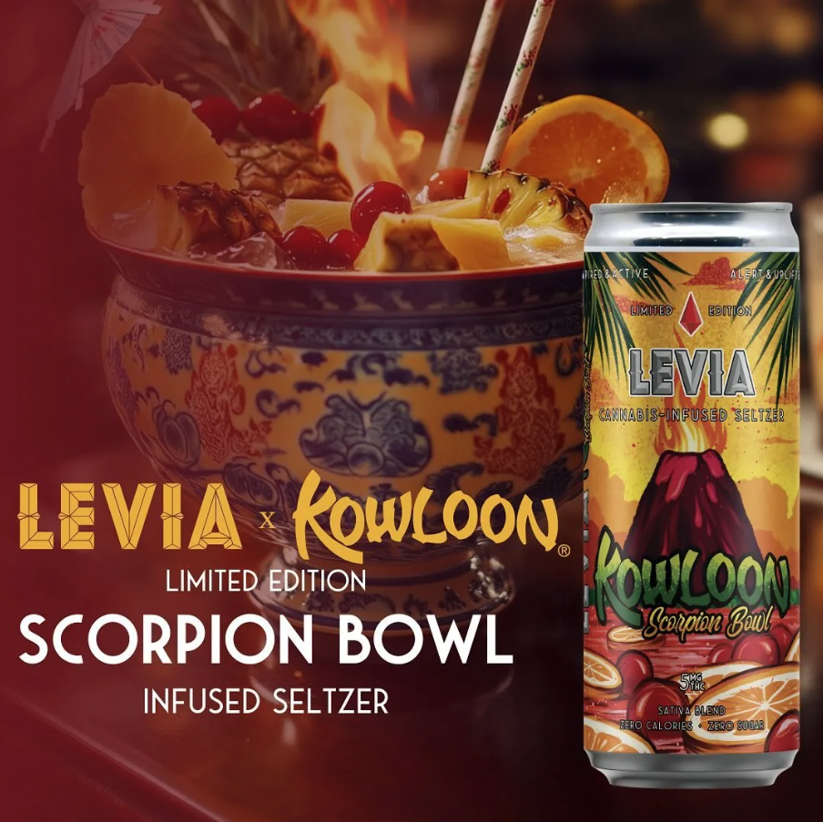 Photograph of product: Kowloon Scorpion Bowl Seltzer 5mg (Limited Edition)