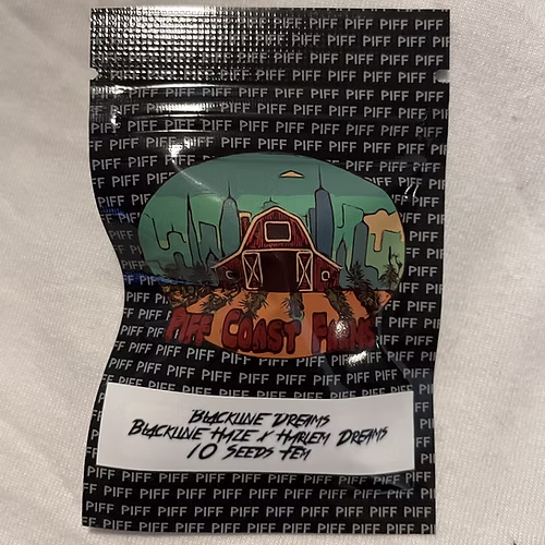 Photograph of product: Piff Coast Farms - Blackline Dreams Seeds 3pk