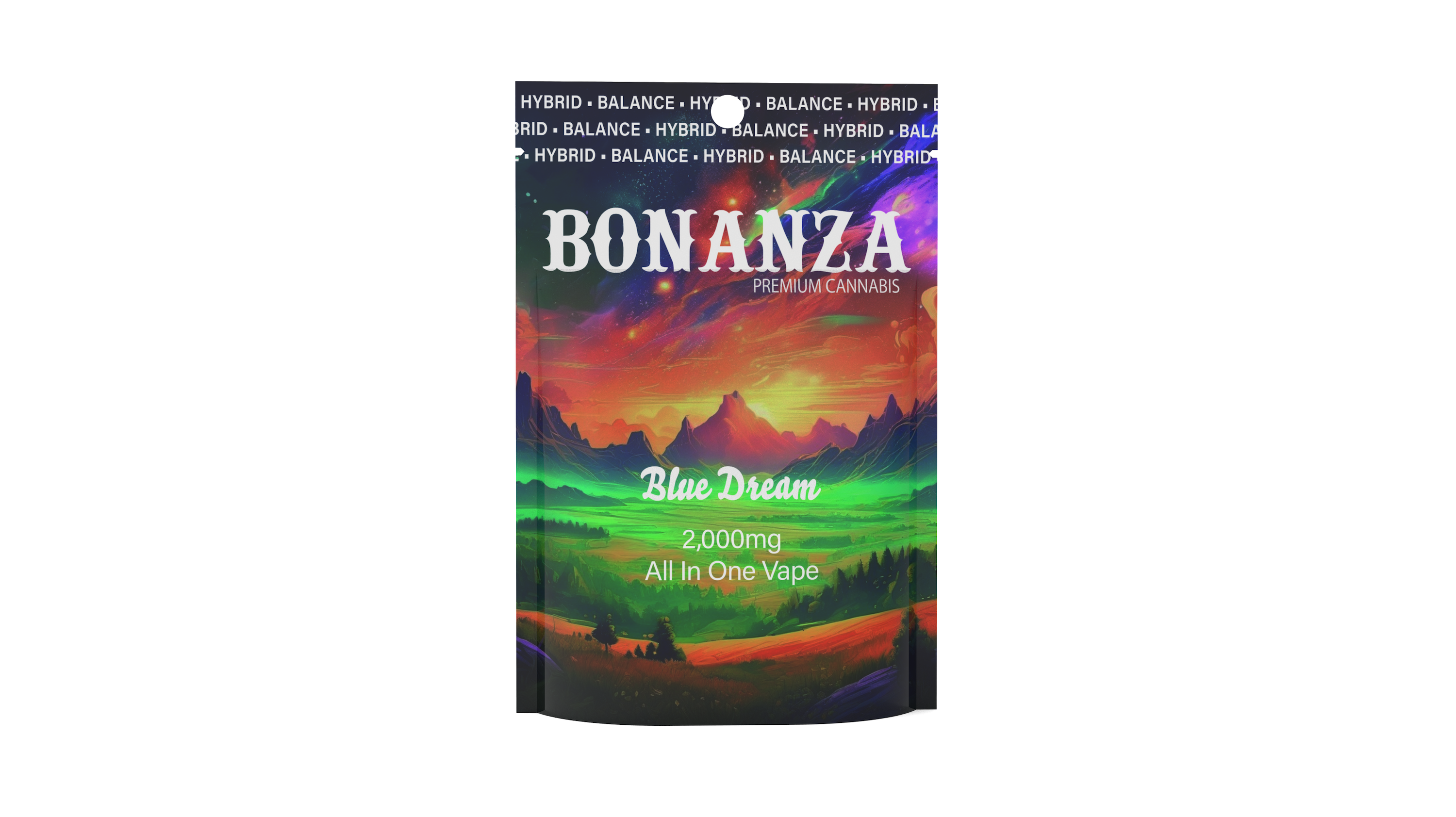 Photograph of product: BONANZA / ALL IN ONE / BLUE DREAM / HYBRID